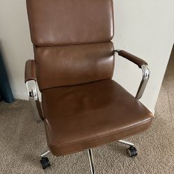 Brown Leather Chair 