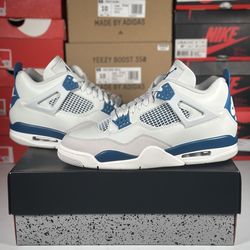 Size 9.5M - Air Jordan 4 Retro ‘Military Blue’ - Brand New