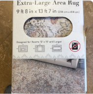 Ruggable Multi-color Chenille Area Rug 9 ft 8 in x 13 ft 7 in Intricate Pattern