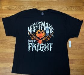 Disney Nightmare Before Christmas Men 3XL TShirt Jack Skellington Tee New