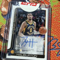 Tyrese Haliburton Topps Flagship Auto