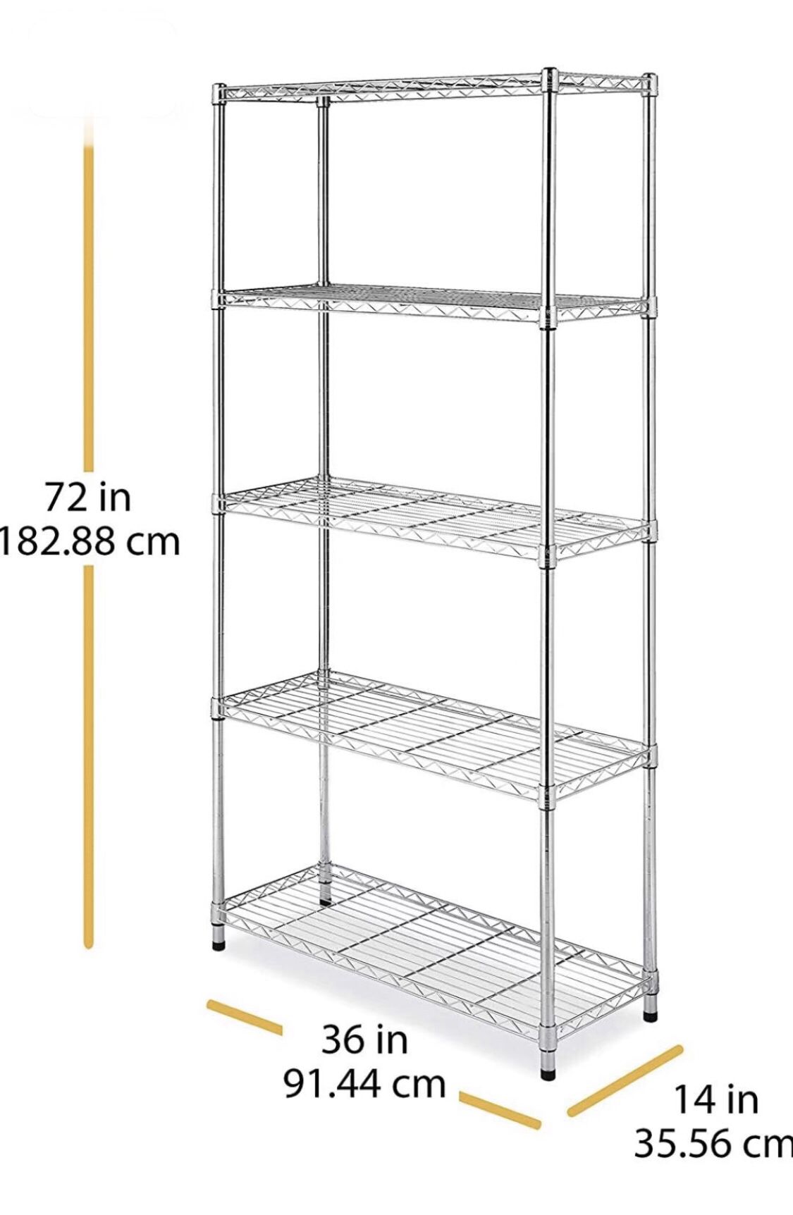 (New In Box) Metal Shelf Shelving Storage Unit