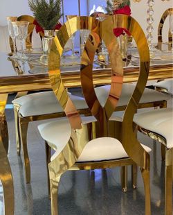 Gold event chair