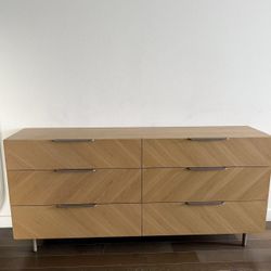 Nera 6-Drawer Double Dresser - Oak