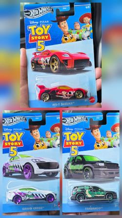Hot Wheels Silver Series Toy Story 5 Lot Of 3