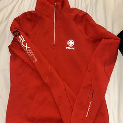 RLX Ralph Lauren Fleece Half Zip Ski Sweater Size M