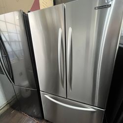 Kitchen Aid French Door Stainless Steel Refrigerator 