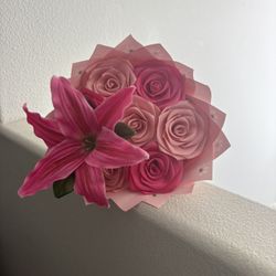 ribbon bouquet