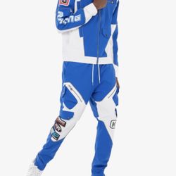 Men’s 2pc Jogger Set Euro Racer Premium Designer Collection 