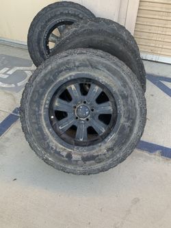 Rims With Used Tires 