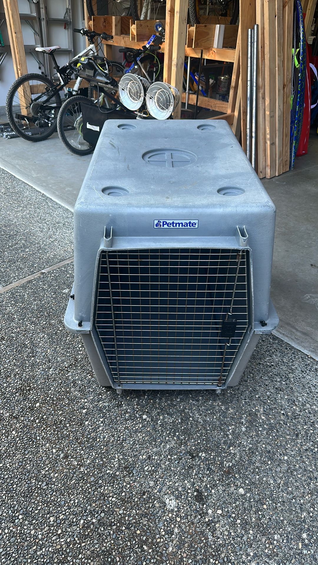 Large Crate And Dog Bed