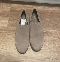 Toms Tan Slip On Shoes