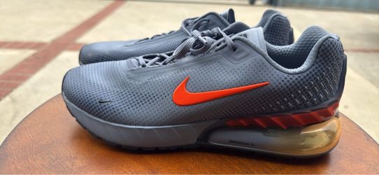 Nike Air Max Sneakers Gray and Orange SIZE 8
