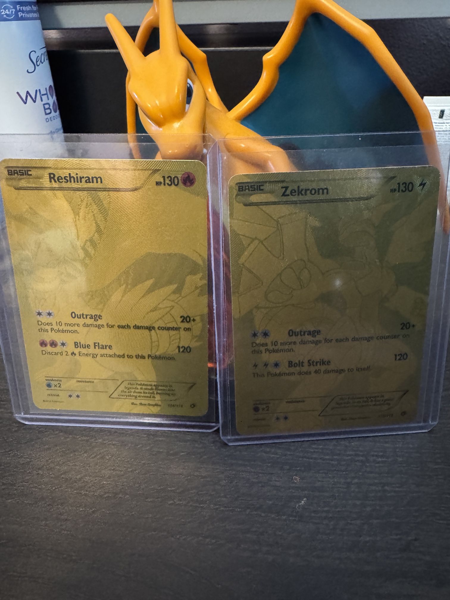 Reshiram Zekrom Secret Rare 114/113 115/113 Legendary Collection LP Set