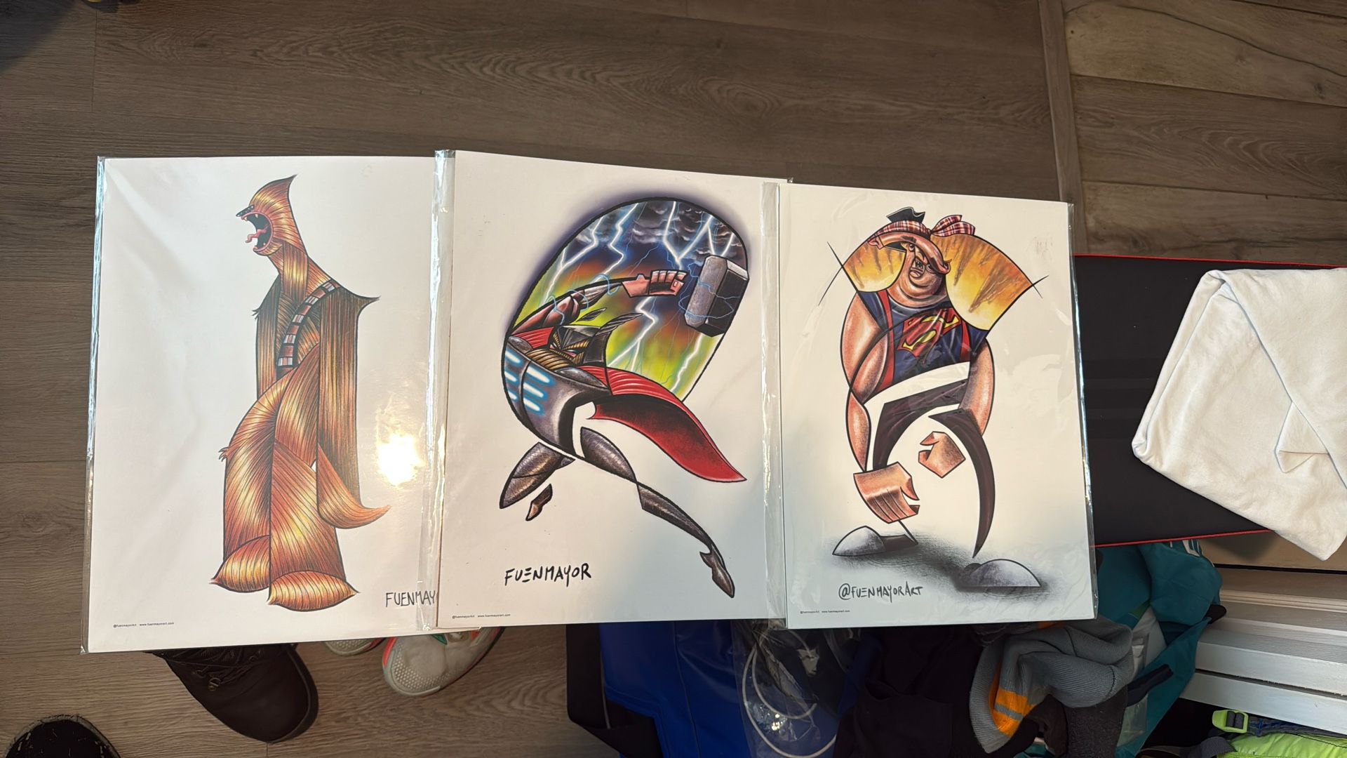 Fuenmayor Pop Art Chewbaka Thor Goonies Art Prints