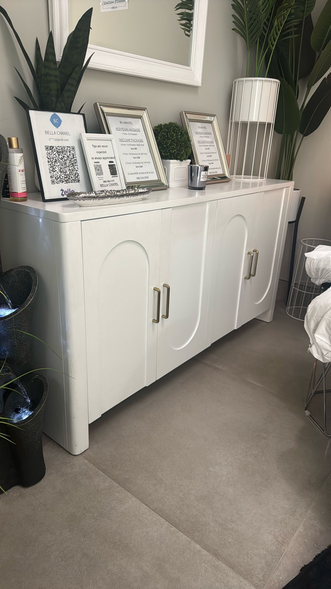 White Rectangle Drawer Storage