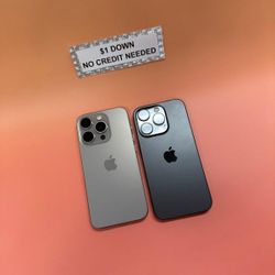 Apple IPhone 15 Pro 5G - Only $1 Today Pay The Rest Later! 
