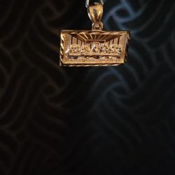 14kt Two Tone Last Super Pendant 