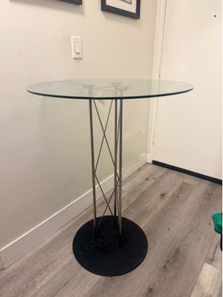 High Top Bar Table with Two Bar Chairs