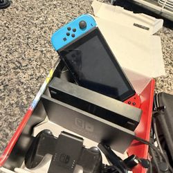Nitendo Switch With Mario Kart 