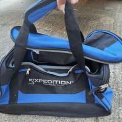 Travelers Club Xpedition 30-inch Rolling Multi-Pocket Upright Duffel Bag.