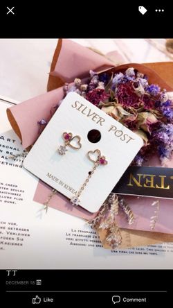 Sell*****clearance***925 Silver heart earnings