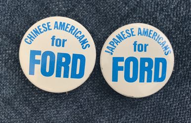 Vintage 1976 Gerald Ford Tin Campaign Pin