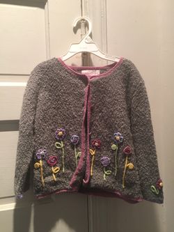 Grey Child size girl sweater