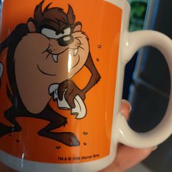 1998 Tasmanian Devil Collectible Coffee Cup