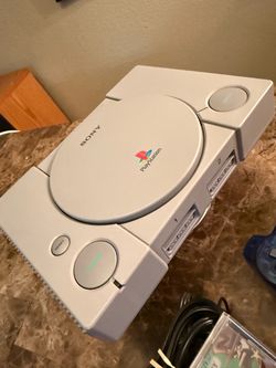 PlayStation PS1 Console With Controller, Cords, And 1 Game TESTED, WORKING Excellent