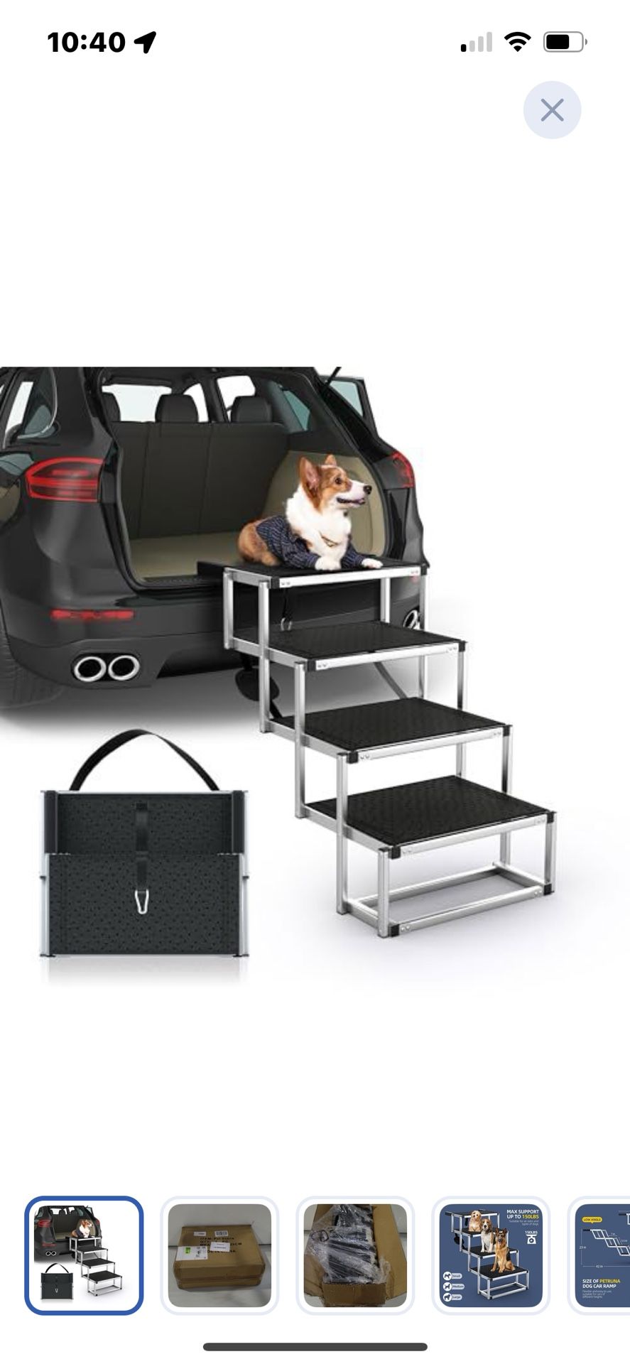 “New”Pet Stairs ,foldable,portable (250lb Limit )non Slip(retail$79)
