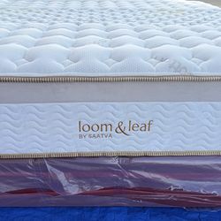 🔥🔥LOOM & LEAF SAATVA CALIFORNIA KING  SIZE MATTRESS 🔥🔥