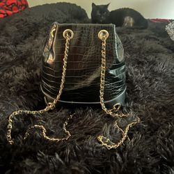 Black Mini Backpack 