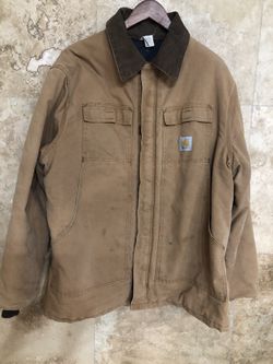 Carhartt  Jacket Tan XLarge Size 48, Nice Pre Owned Condition 