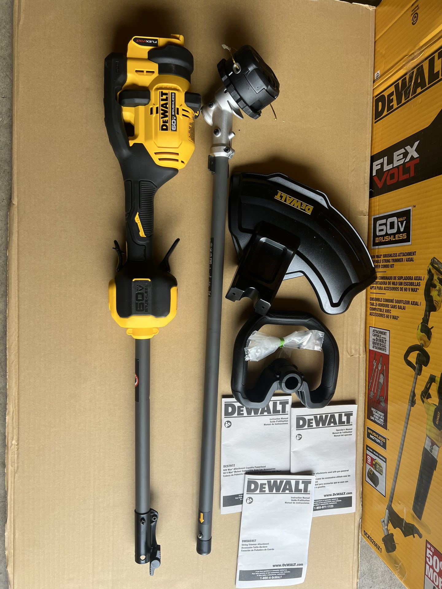 Dewalt DCST972B 60V MAX* 17" Attachment Capable String Trimmer (Tool Only)