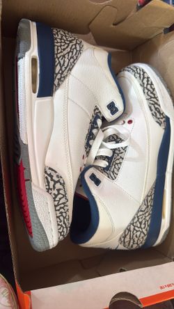 Nike Air Jordan 3 Size 6Y Retro OG Mid True Blue 2016