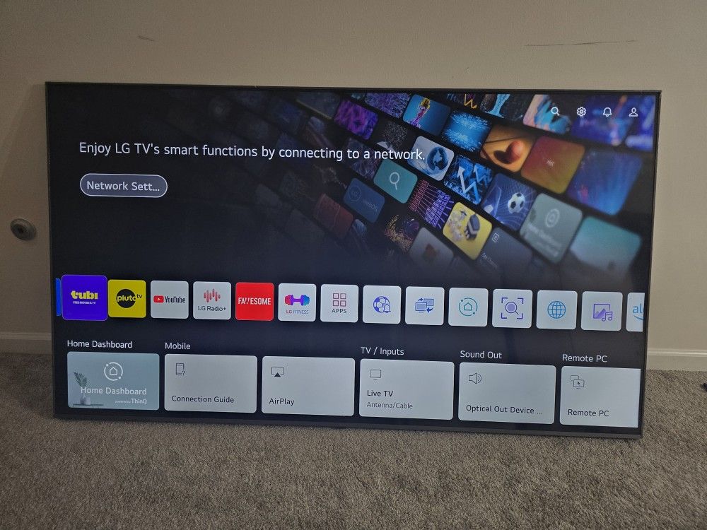 75" LG SMART TV HIGH QUALITY 