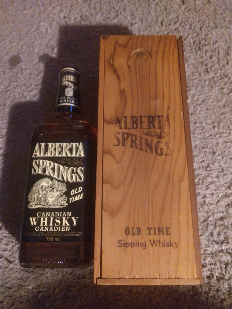 Alberta Springs Old Time Canadian Sipping Whiskey, for Sale in Lakewood