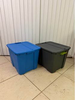 3x Storage Bins/Lids - $6 each, $15 all three