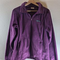 Columbia Women's Large Purple Fleece Jacket