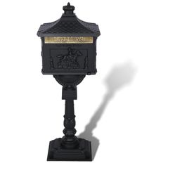 Assembled New Antique Locking Mailboxes for Outside Aluminum Freestanding Mailbox Post Heavy Duty