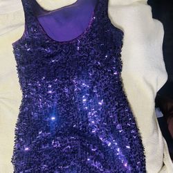 Purple Mini dress