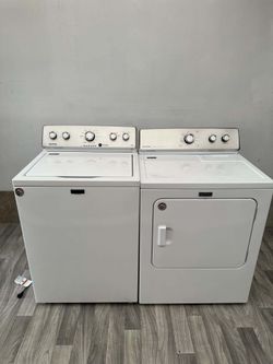 Set washer and dryer maytag