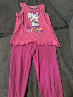 Hello Kitty Pj's Size 8