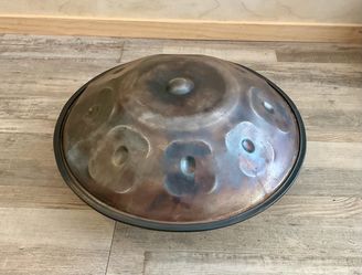 Handpan - Key of G - w/ Hard Protective Cover & Carrying Bag