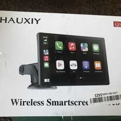 HAUXIY 9” Wireless Carplay Smartscreen Stereo