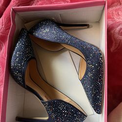 Blue Diamond Heels