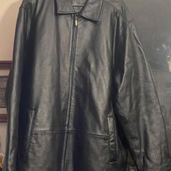 KD Leather Jacket Size L 