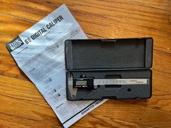 6" Hardened Stainless Steel Digital Caliper with Hard Case