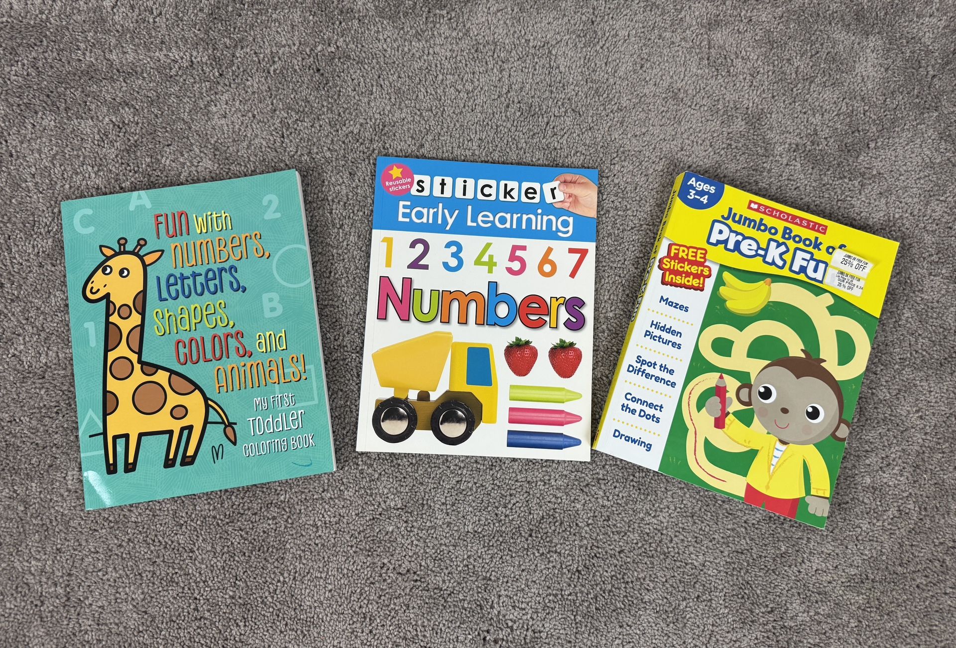 Toddler/Pre-School Activity Book Bundle